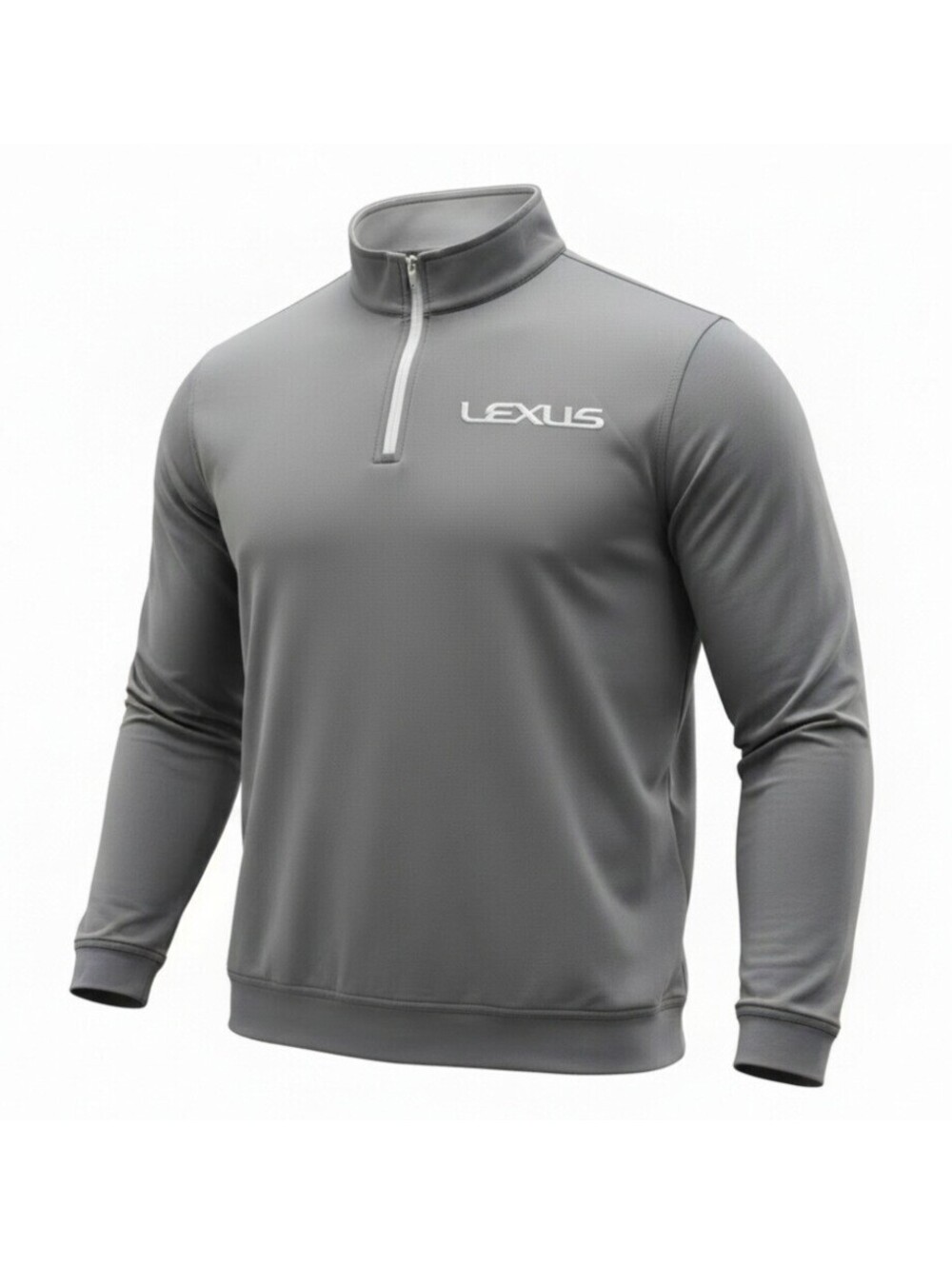 Peter Millar Lexus Mens XXL Gray 1/4 Zip Pullover Golf Performance Jacket 2XL